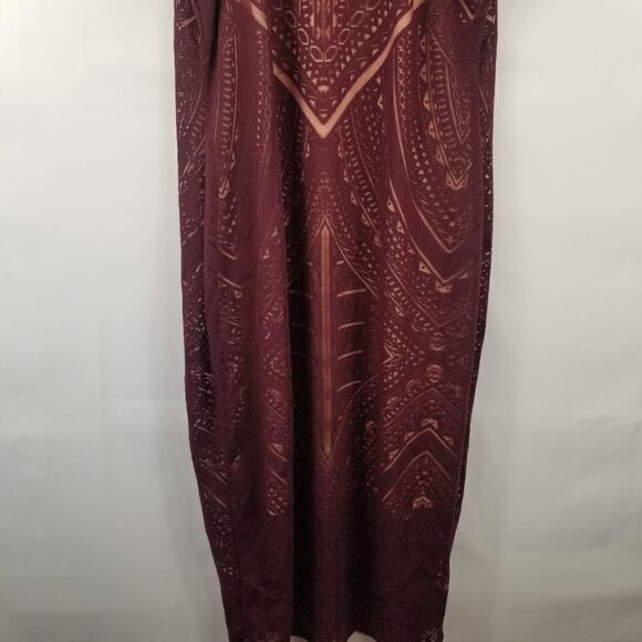 MOSSIMO LINED BURGANDY DRESS. SZ M. - Picture 15 of 16